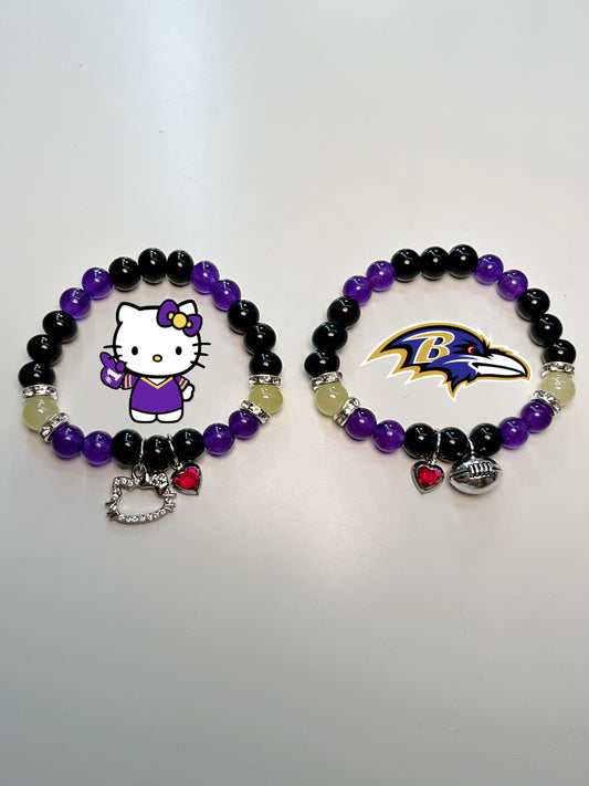 HK Raven matching bracelets