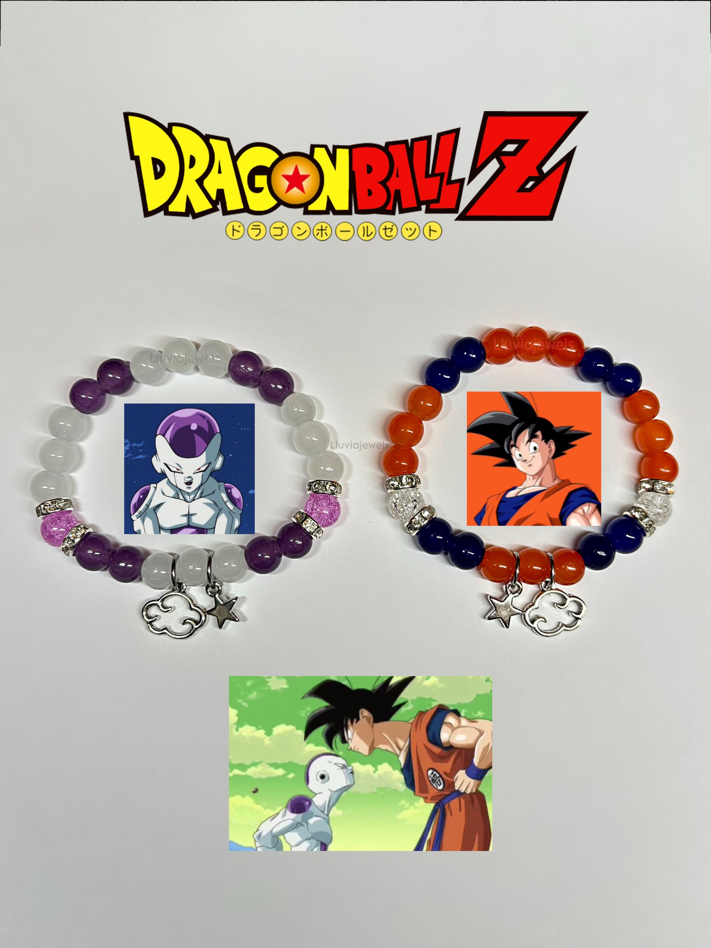 Goku and Frieza bracelets